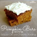 Pumpkin Bars W/ Maple-Cream Cheese Frosting