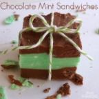 Easy Chocolate Mint Sandwiches