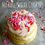 No Roll Sugar Cookies