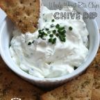 Pita Chips & Chive Dip