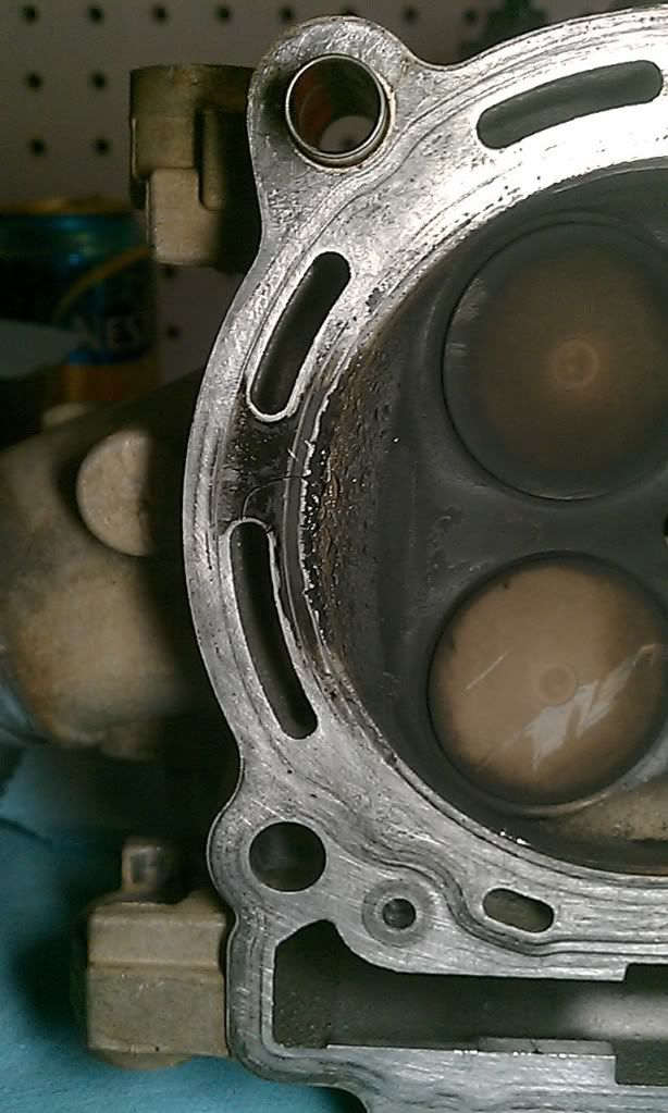 BIG Cylinder Head Problem! Need Advice KFX 450 HQ Forum