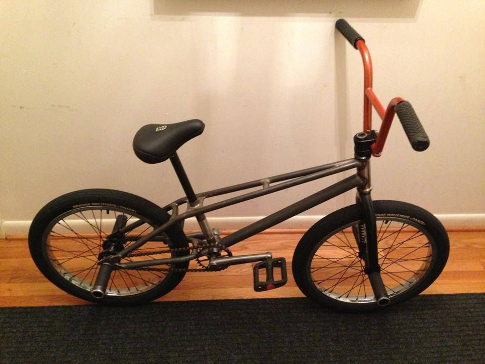 twin tube bmx frame