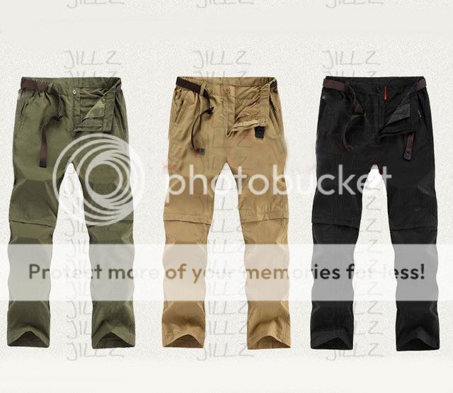 Herren Tactical Kampf Hose Jagdhose Outdoor Quick Dry Zipper Off Trousers Shorts Outdoor Bekleidung Herren Outdoor Hosen